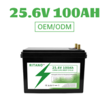25.6V 100AH